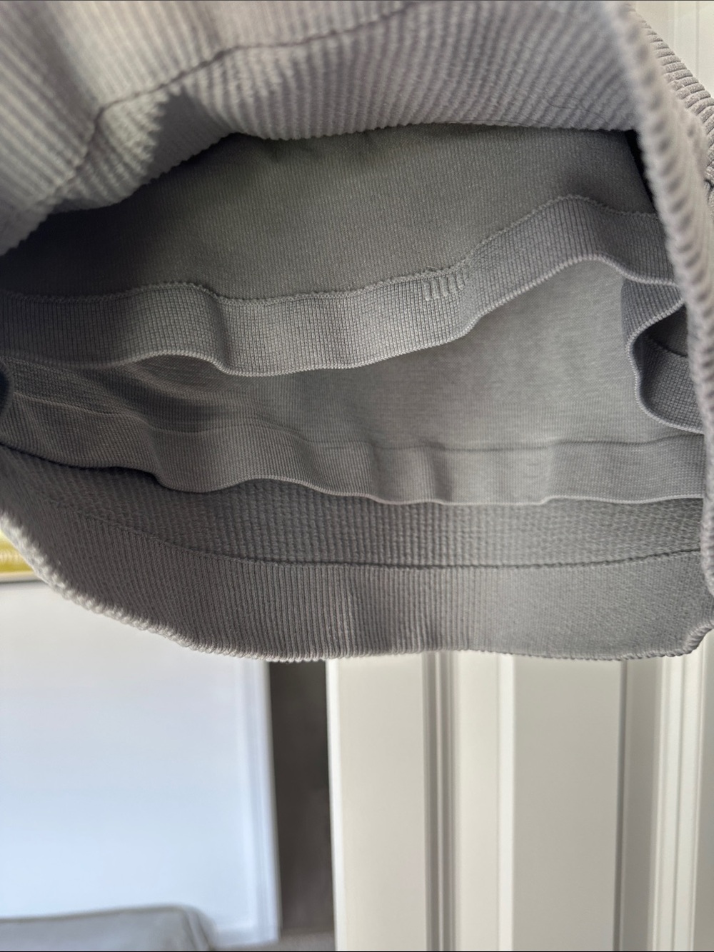 Aerie Grey Ribbed Halter Crop Tank - Picture 4 of 4